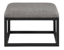 Yukon Rectangular Nesting Coffee Table with 2 Stools