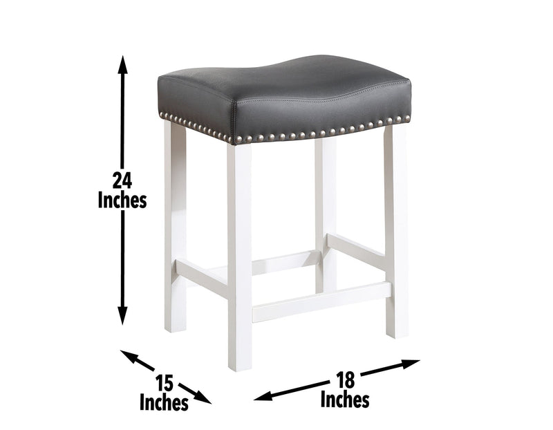 Zermatt 24″ Backless Counter Stool, Set of 2